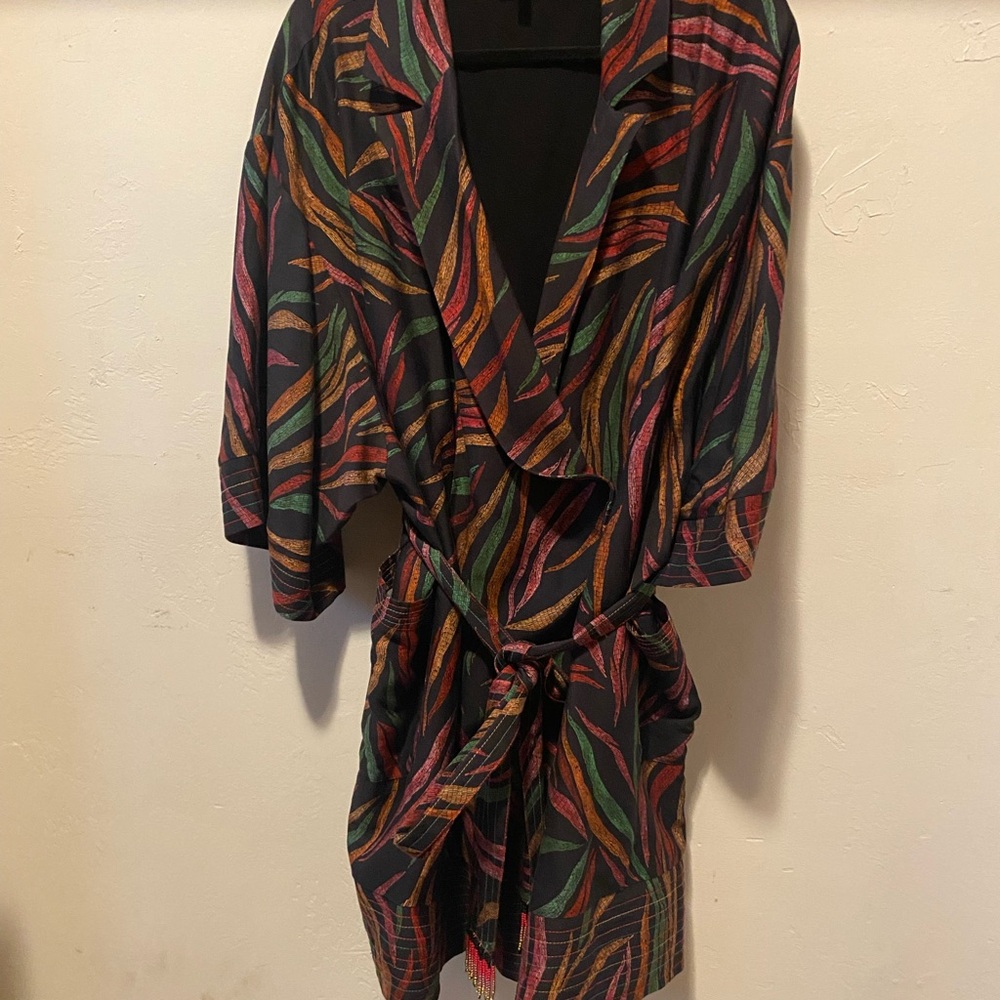 FARM Rio Colorful Patterned Kimono Jacket - Picture 2 of 5